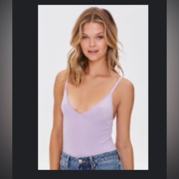 Seamless graphic camo bodysuit in orchid. Sold out on F21 - Picture 1 of 1